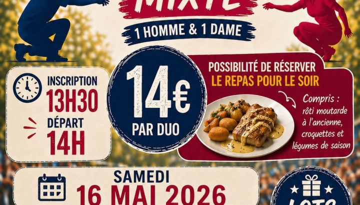 Pétanque Mixte 16 Mai 2026